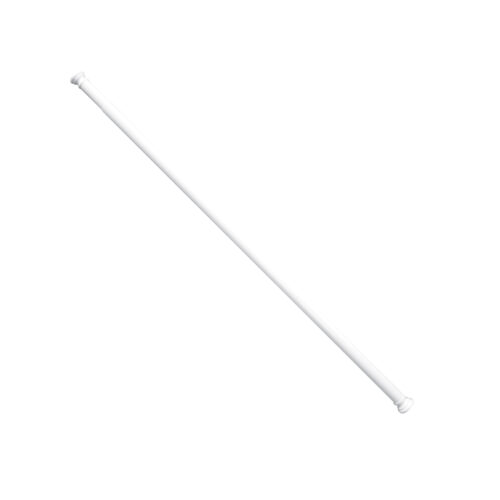 Alu Duschvorhangstange von 140 bis 250cm Weiß