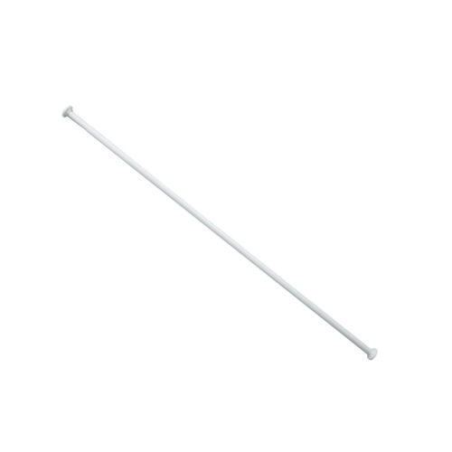 Alu Duschvorhangstange von 70 bis 120cm Weiß